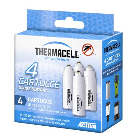 Package with 4 Butane gas cartridges No Fly Zone - 1