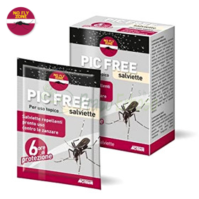 Pic Free Salviette - Salviette insetto repellenti No Fly Zone - 1