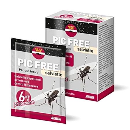 Pic Free Salviette - Salviette insetto repellenti No Fly Zone - 1