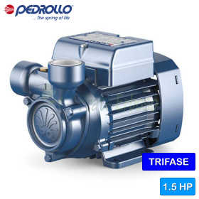 PQ 100 - 1.5 HP three-phase peripheral impeller electric pump Pedrollo - 1