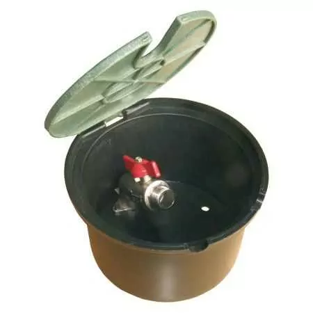 The cockpit garden with fire hydrant