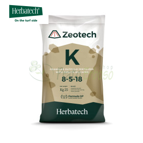 Zeotech K - Fertilizante para el césped de 25 Kg Herbatech - 1