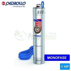 DAVIS (20m) - submersible electric Pump single-phase with the impeller device, Pedrollo - 1