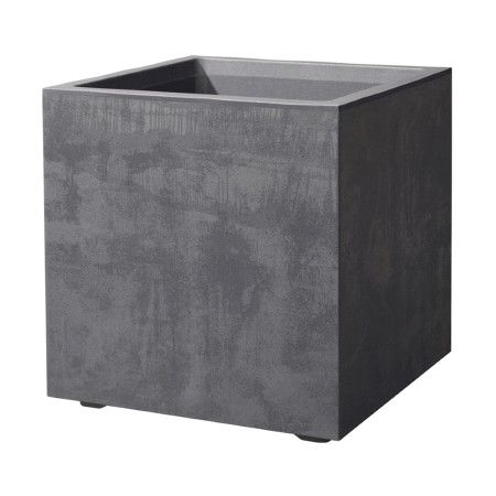 Millennium - Vase cube 49cm anthracite Deroma - 1
