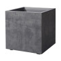 Millennium - Vase cube 49cm anthracite
