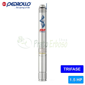 3SR 1/62 - Electrobomba sumergible trifásica de 1,5 CV