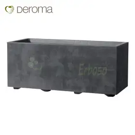 Millennium R Trough - 59cm Anthracite Trough Planter