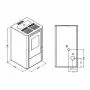 Vania - 9.5 kW white pellet stove Punto Fuoco - 2