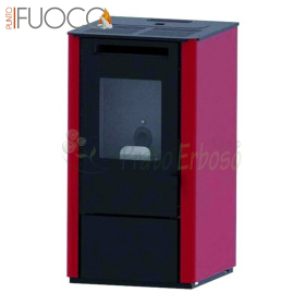 Vania - 9.5 Kw red pellet stove Punto Fuoco - 1