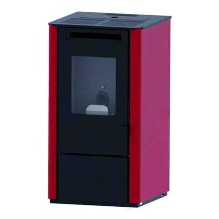 Vania - 9.5 Kw red pellet stove Punto Fuoco - 1