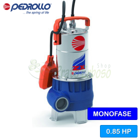 ZXm 1A/40 (5m) - Elettropompa sommergibile VORTEX per acque sporche da 0.85 HP Pedrollo - 1