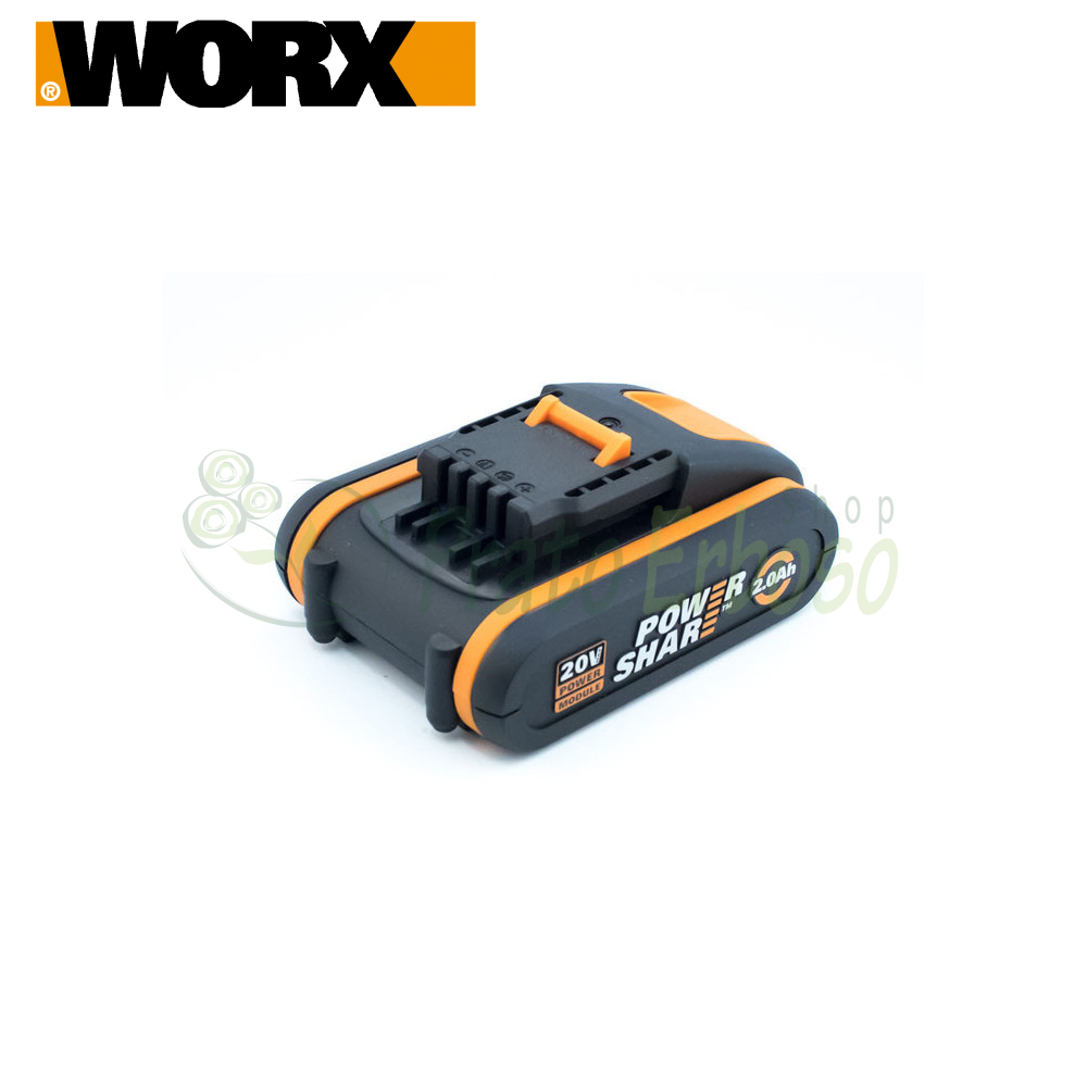Worx WA3551 Power Tool Battery, 20 Volt 1.5 Ah