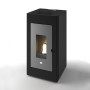 Luisa - 13 kW pellet thermo stove, embossed black Punto Fuoco - 1