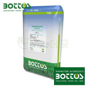 Orga Life 5-0-0 - Fertilizer for the lawn of 15 Kg Bottos - 1