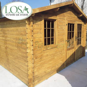 Ines - Casa de madera de 14,14 m2 Losa Esterni da Vivere - 1