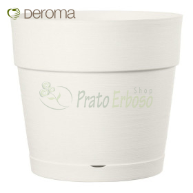 Save R - vaza rotunda de 38 cm alb Deroma - 1