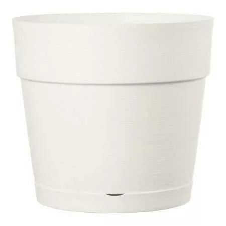 SAVE R POT white - 38 cm round white vase Deroma - 1