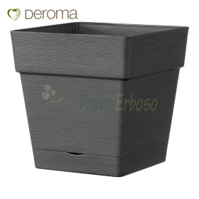 Save Square pot - 17 cm anthracite square pot