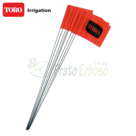 FLAG50 - signal Flag 10x12 cm red - TORO Irrigazione