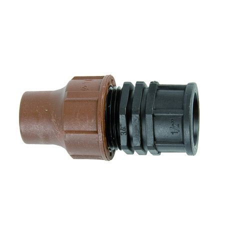 BF-62-50 lock - Fitting with ring nut 16 mm x 1/2"