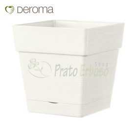 QUADRO SAVE R blanc - Vase carré blanc 17 cm