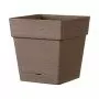 Save Square pot - 17 cm quadratische Vase Kamel