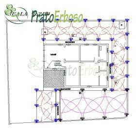 Proiect de irigare pentru gazon de până la 500 m2