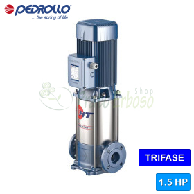 HT 3/5 - Electrobomba multietapa vertical trifásica de 1,5 HP