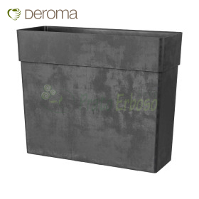 Fence Like R - Vaso a cassetta da 78 cm antracite Deroma - 1
