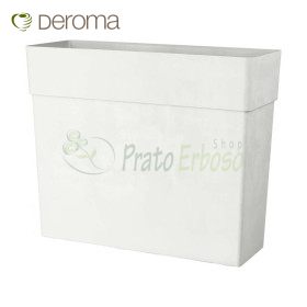 FENCE LIKE R blanco - Florero caja blanco 78 cm