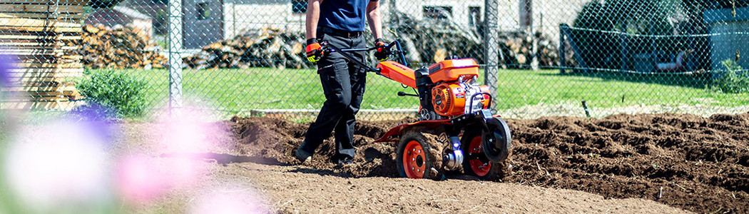 Petrol-powered tillers