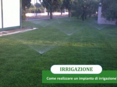 How to properly make an irrigation system